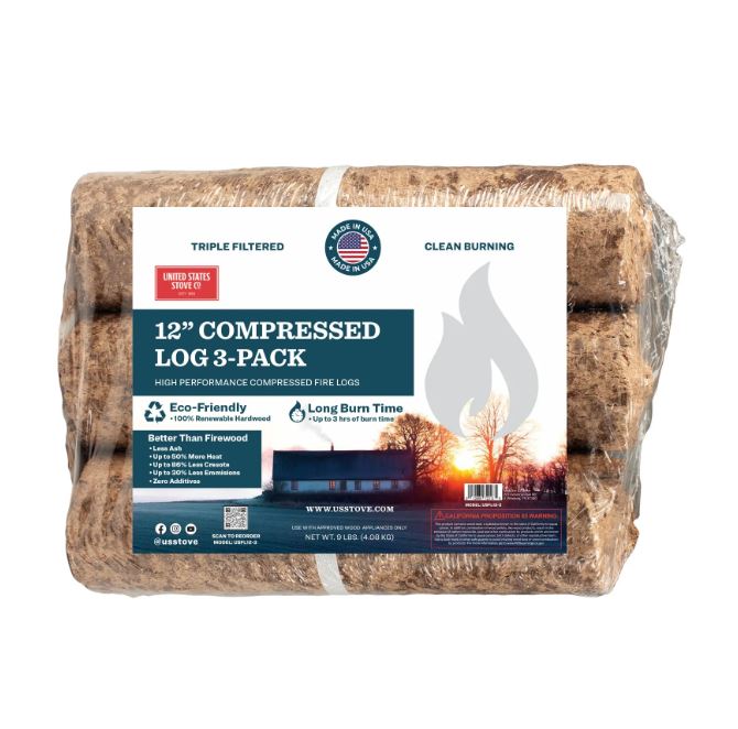 Paquet de 6 bûches compressées de 31 cm – Image 2