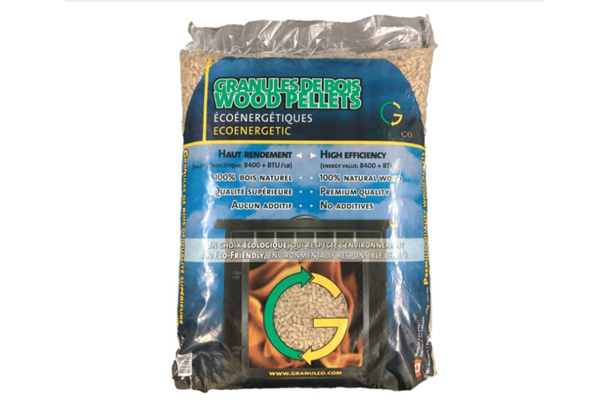 Palette de Granulés de bois résineux Granulco