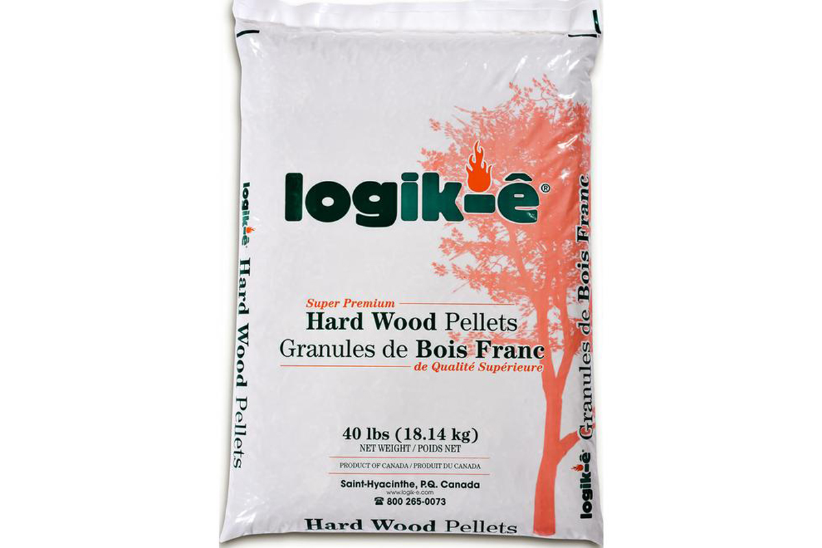 Granules de bois franc en 60 sacs de 18,14kg Logik-e