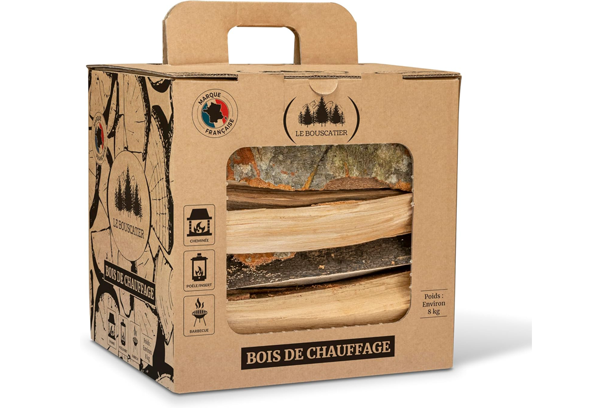 Packs de 20L de Bois de chauffage séché hêtre chêne