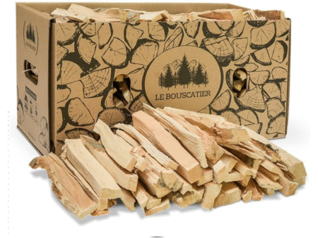 Carton de 6 kg de Bois de chauffage séché hêtre chêne