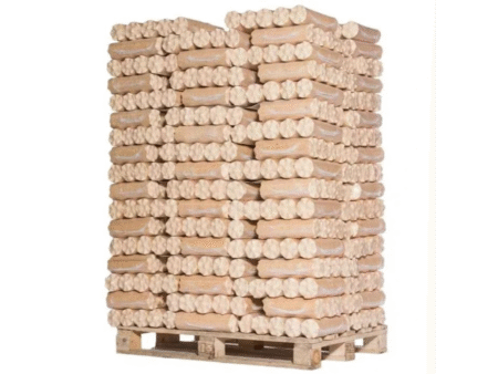 Palette de 960Kg de bois résineux densifié