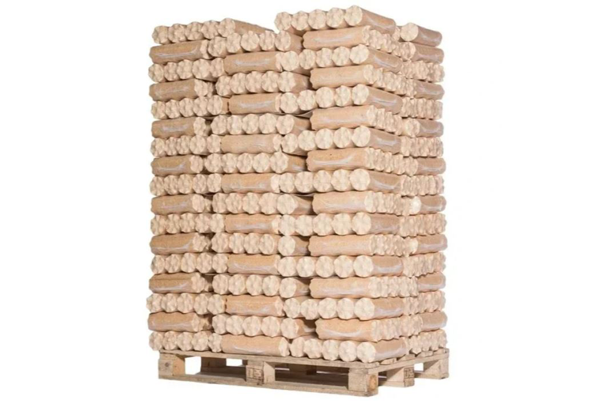 Palette de 960Kg de bois résineux densifié