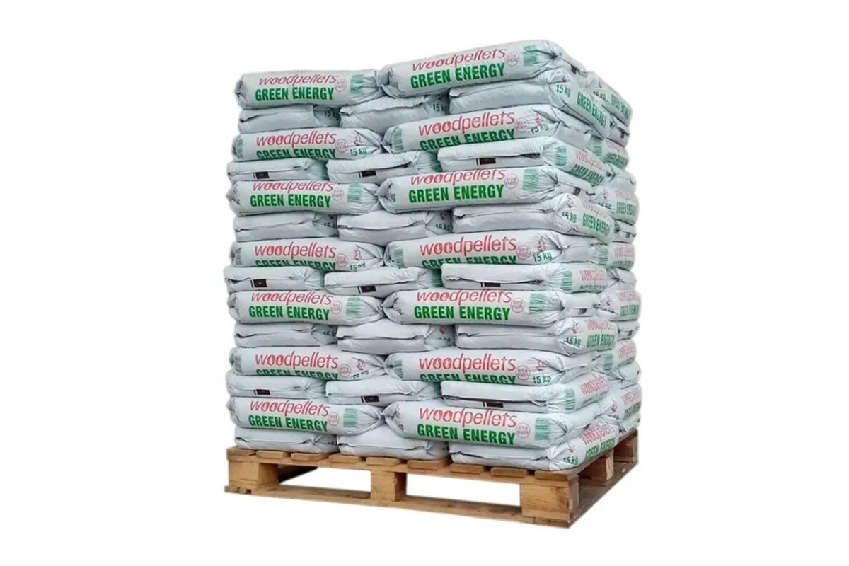 Palette de 65 sacs de 15kg de pellet GREEN ENERGY