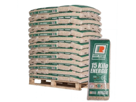Palette de 65 sacs de 15kg de pellet VAN ROJE