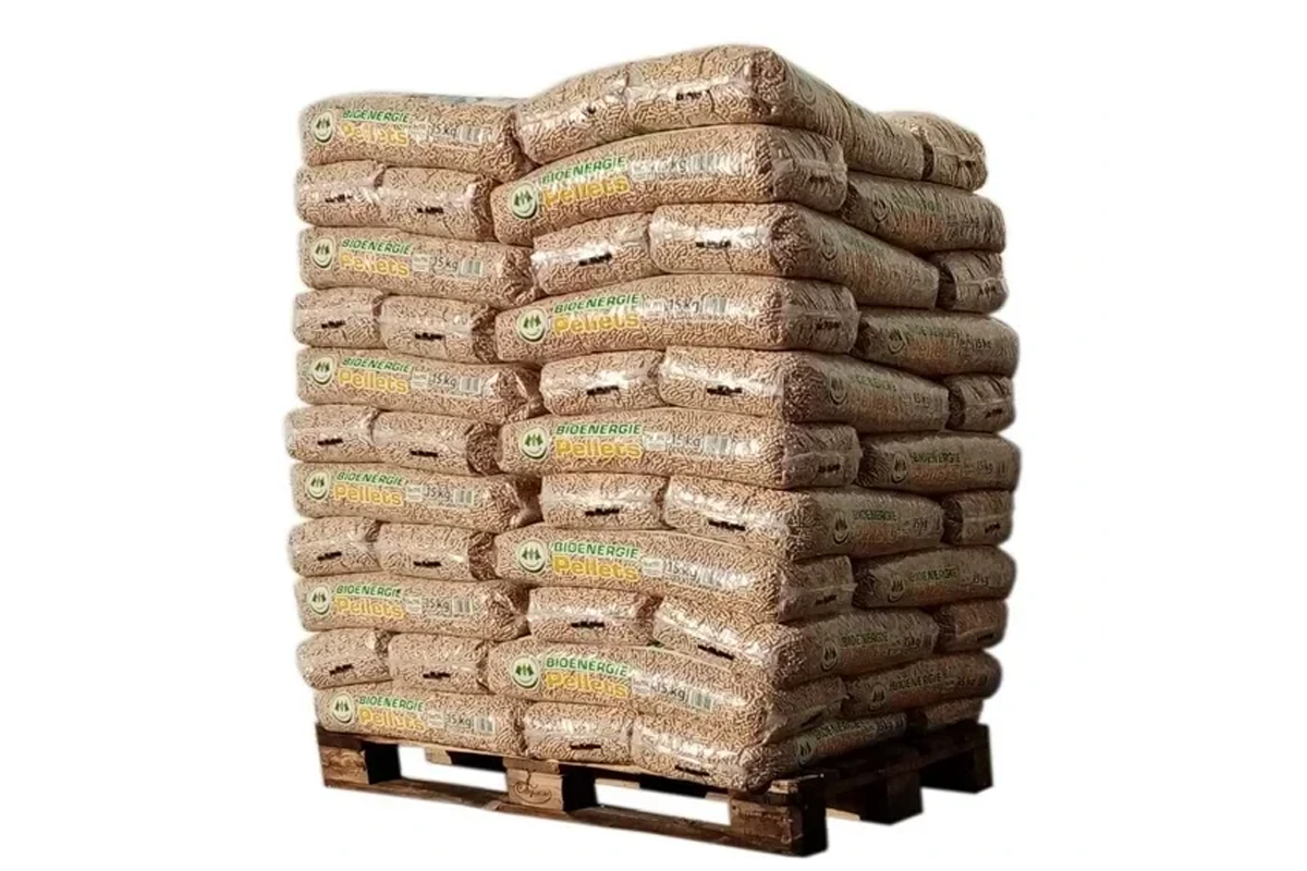 Palette de 66 Sacs de 15KG de Pellet BIO ENERGIE