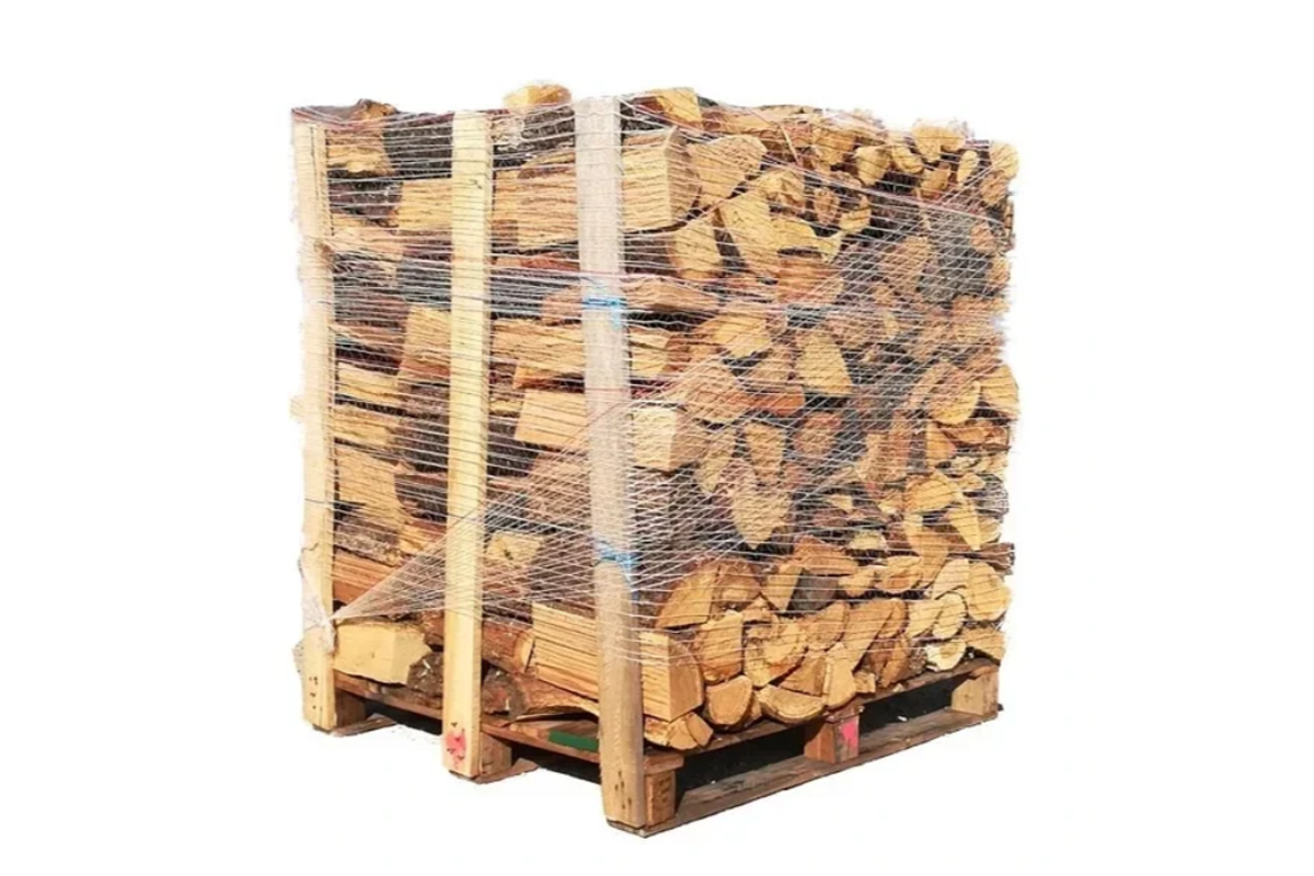 Quatre Palettes de 2 chêne blanc et 2 Hêtre-Charme Bûches