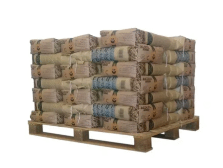 Demi-Palette de 35 Sacs de 15 KG de Pellet BADGER