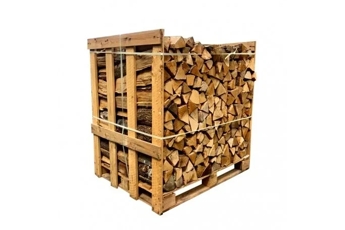 Palette de 1m³ de mélange de bois durs de 25cm