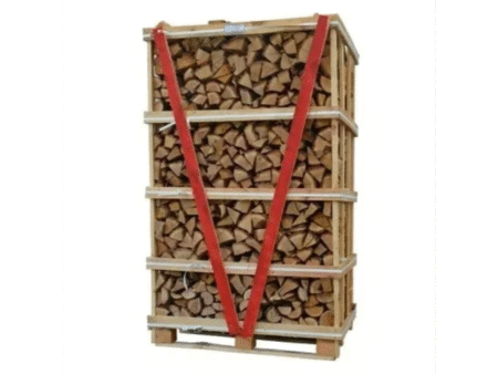 Caisse de bois de chauffage de Chêne ultra sec de 2m3